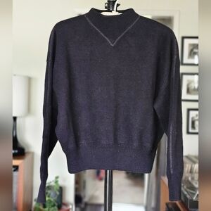 Isabel Marant Étoile Karl Oversized Black Knit Sweater